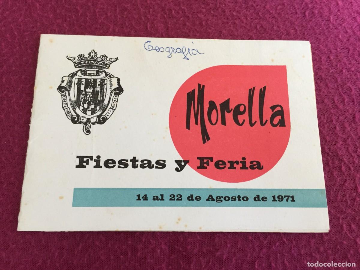 Travel Brochures: MORELLA - CASTELLON - PROGRAMA DE FIESTAS Y FESTEJOS 1971