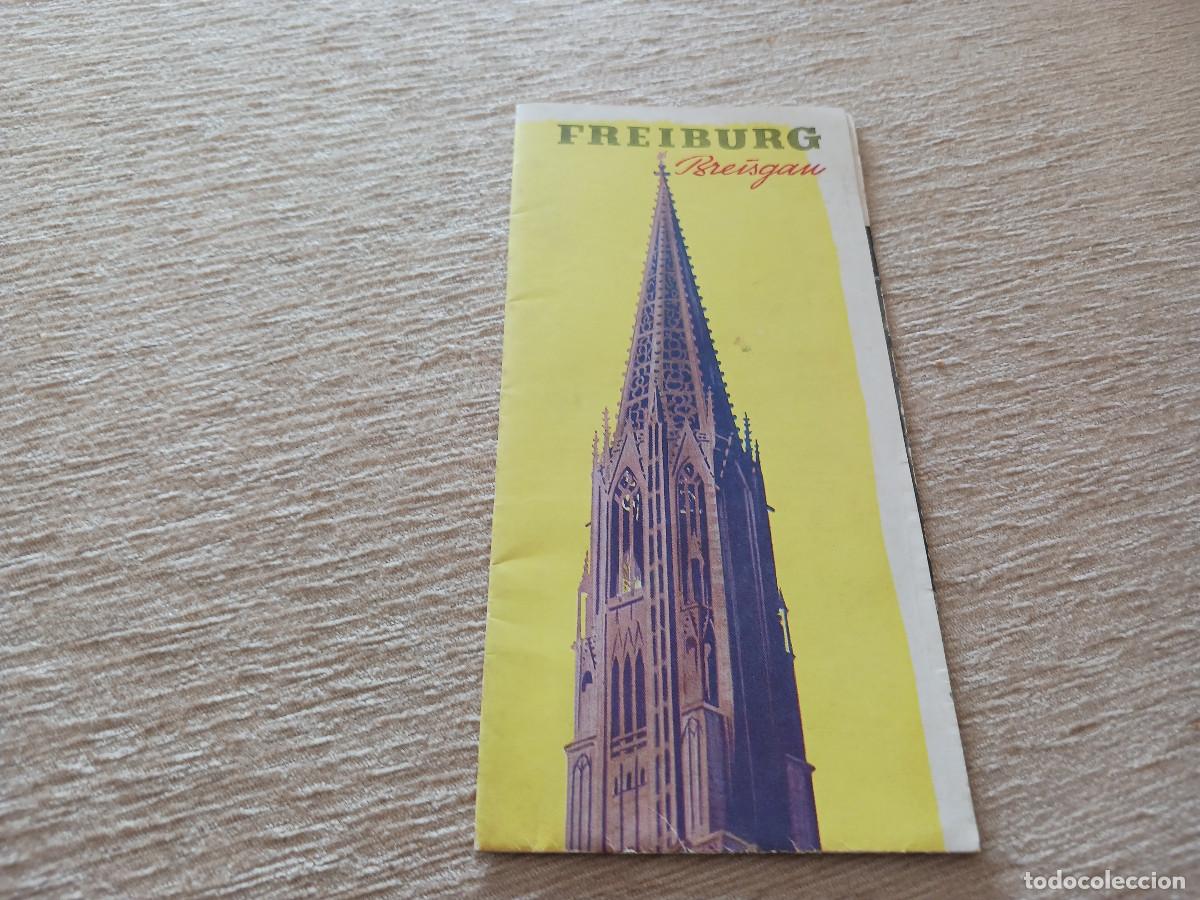 Tourismusbrosch&uuml;ren: desplegable de freiburg, breisgau, abierto 40 x 40 cm. aprox.