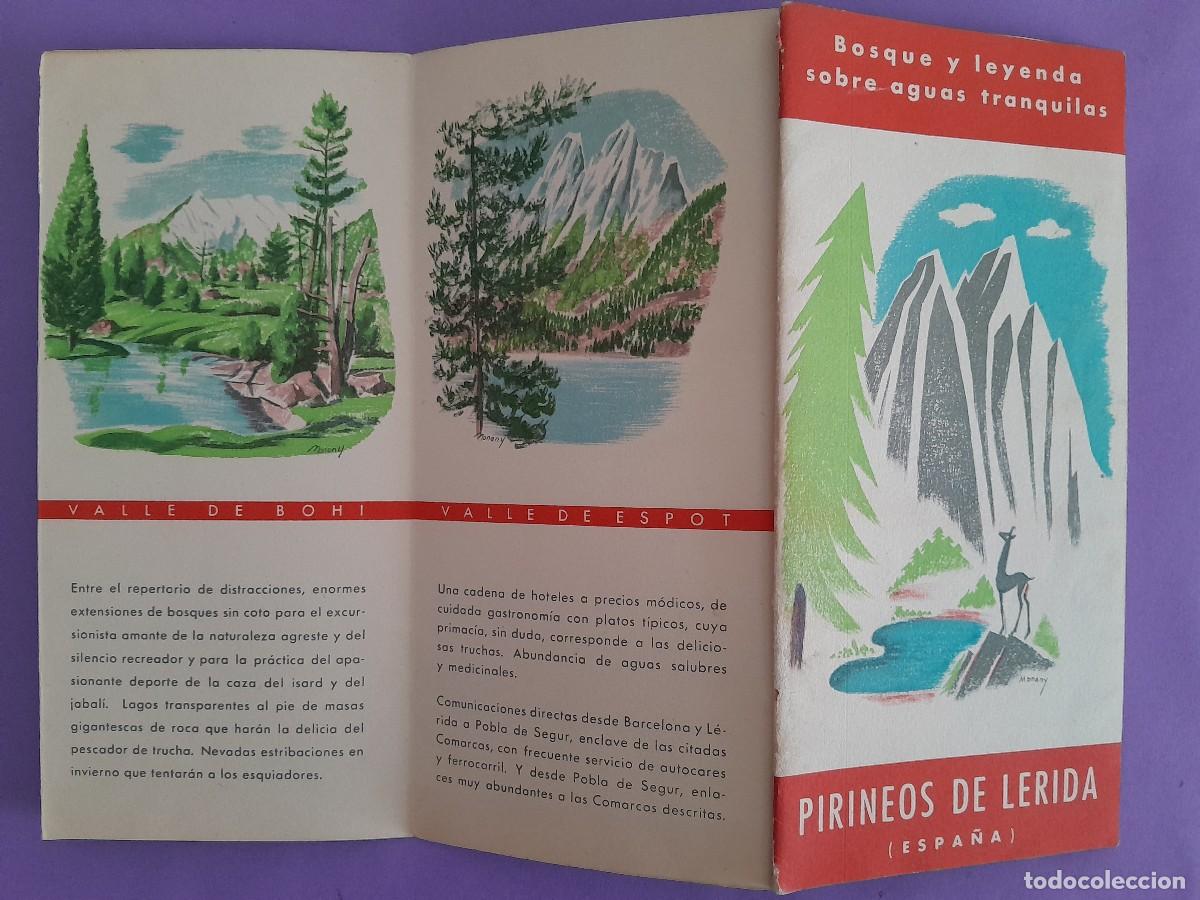 Travel Brochures: FOLLETO DE TURISMO PIRINEOS DE LLEIDA RUTAS TURISTICAS