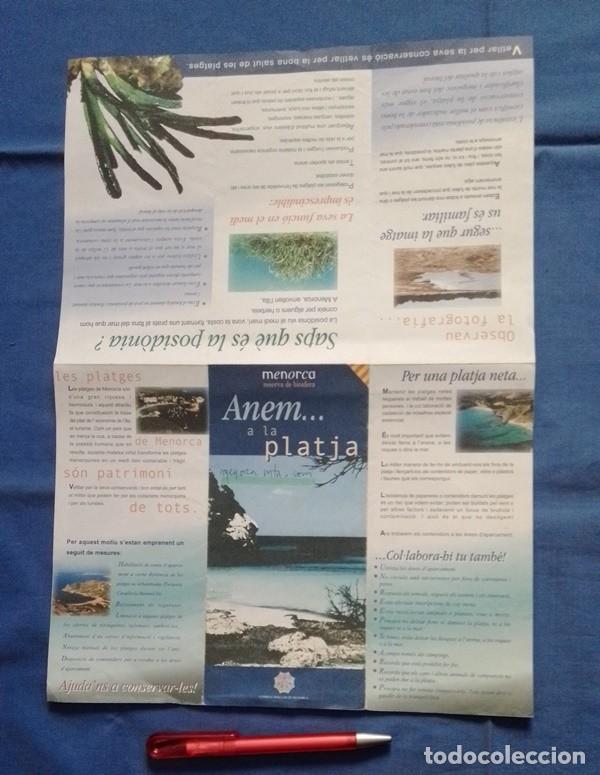 Tourismusbrosch&uuml;ren: folleto Anem a la Platja Menorca
