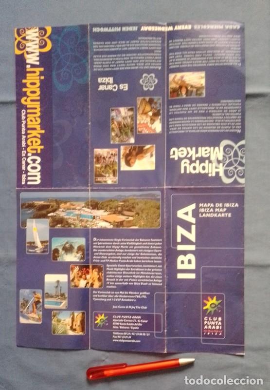 Tourismusbrosch&uuml;ren: folleto mapa Ibiza hippymarket