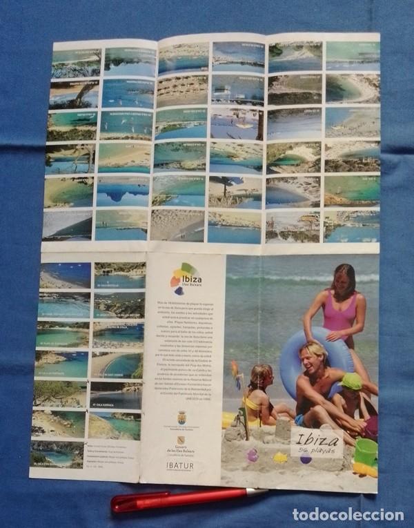 Tourismusbrosch&uuml;ren: folleto mapa Ibiza 56 playas