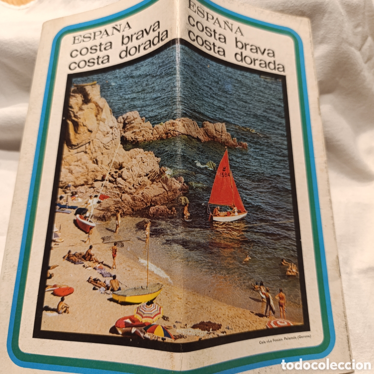 Tourismusbrosch&uuml;ren: COSTA BRAVA,COSTA DORADA,ANTIGUO FOLLETO A&Ntilde;OS 60,CON 20 PAGINAS Y PLANOS,CAMPINGS, FERROCARRILES ETC
