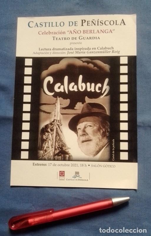 Folhetos de turismo: folleto Pe&ntilde;iscola A&ntilde;o Berlanga