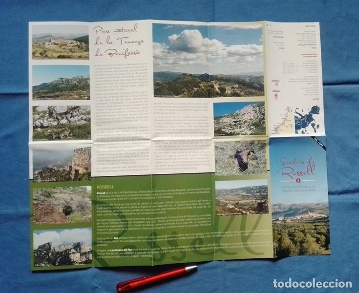 Tourismusbrosch&uuml;ren: folleto Senders de Rossell 1 Tinen&ccedil;a de Benifassa