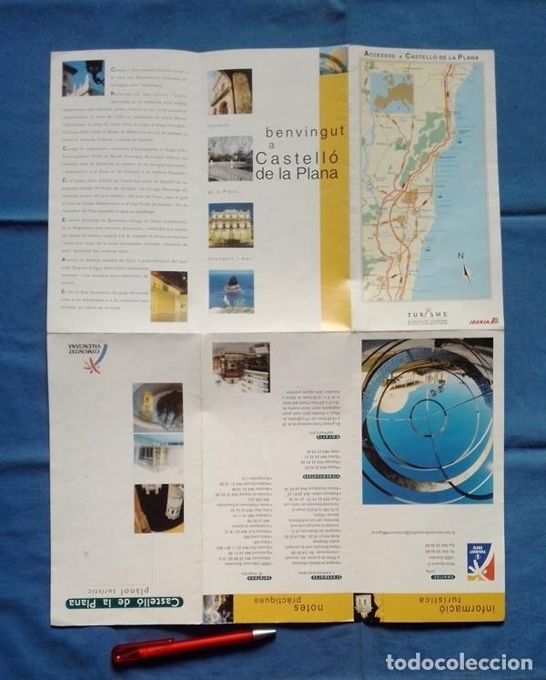 Tourismusbrosch&uuml;ren: folleto Planol Turistic Castello de la Plana
