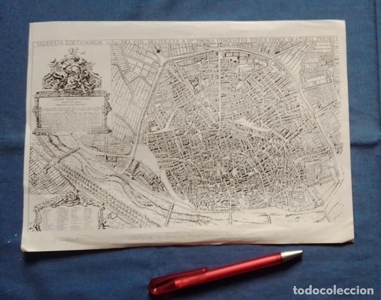 Folletos de turismo: fotocopia mapa valencia - Foto 1