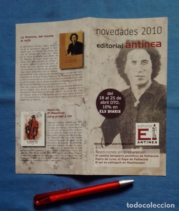 Folhetos de turismo: folleto Editorial Antinea 2010