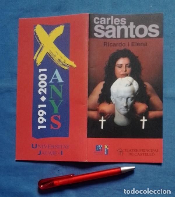 Tourismusbrosch&uuml;ren: folleto Carles Santos