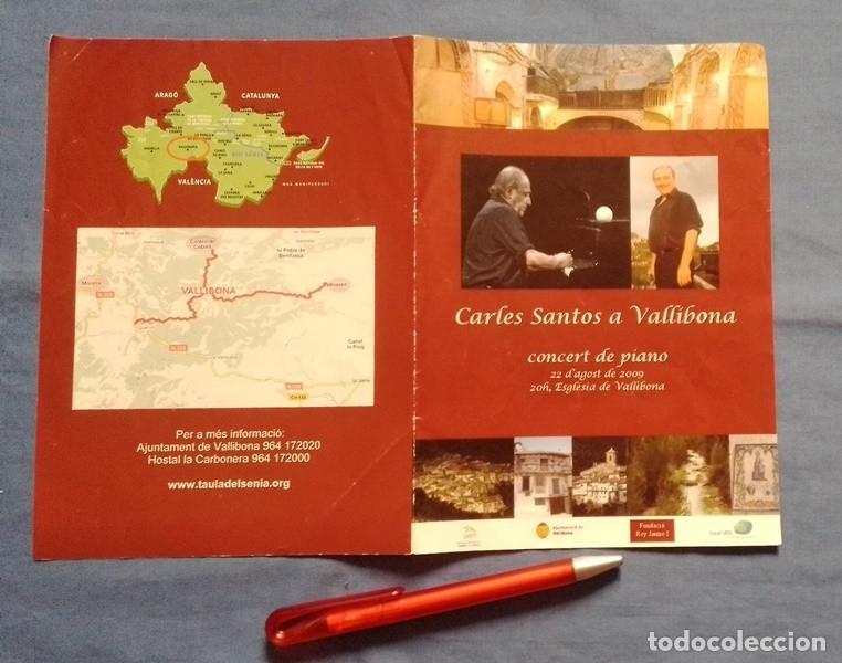 Folhetos de turismo: folleto Carles Santos Vallibona