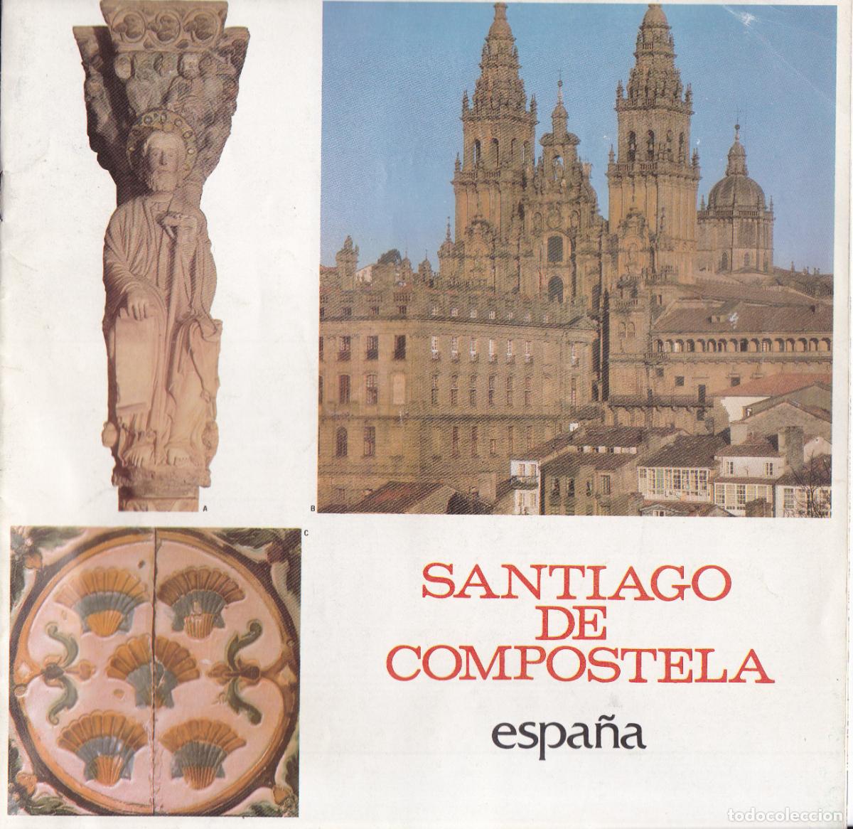 Travel Brochures: SANTIAGO DE COMPOSTELA &ndash; FOLLETO PUBLICITARIO &ndash; 1982