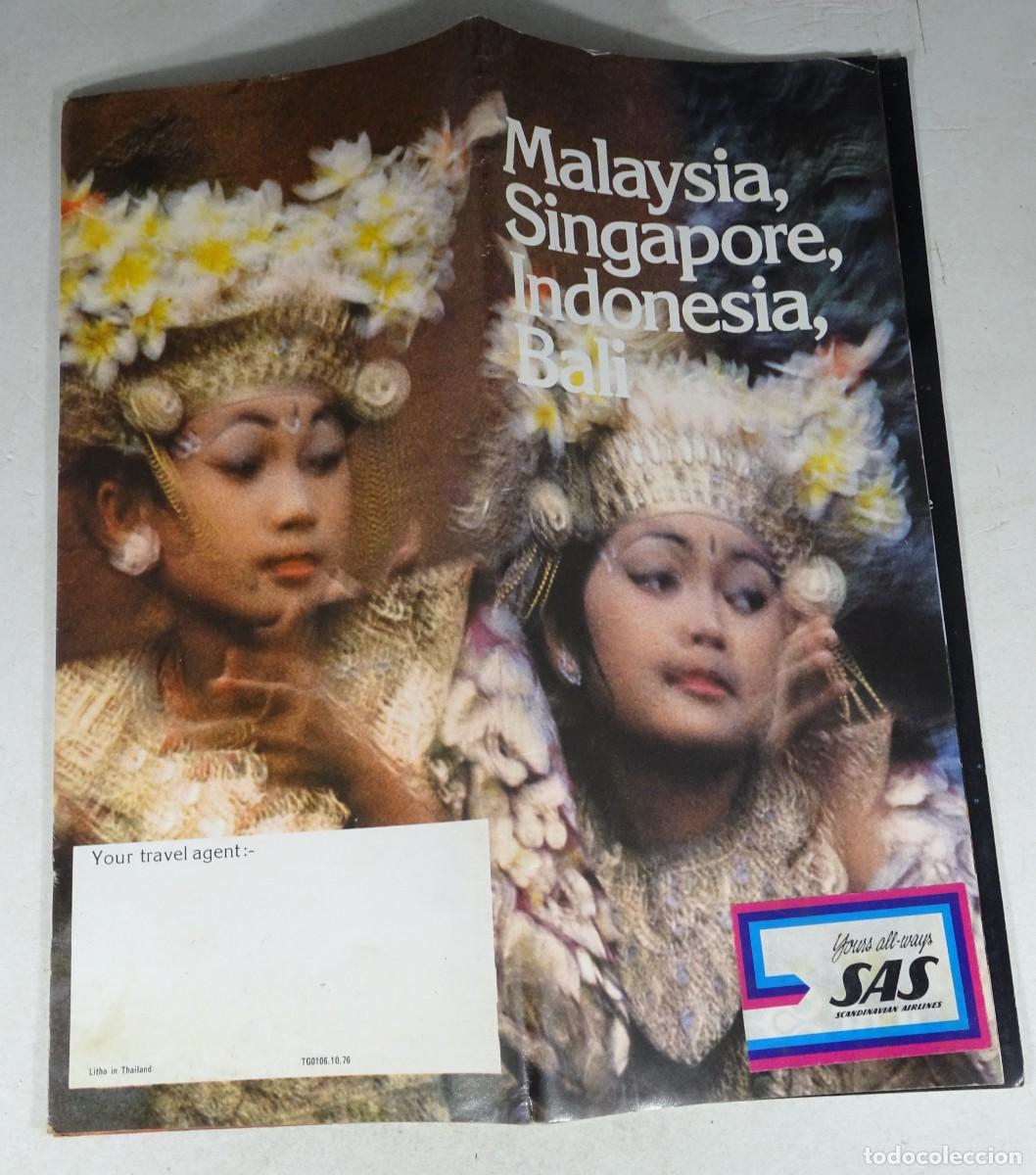 Travel Brochures: FOLLETO TURISMO MALASIA, SINGAPUR, INDONESIA , BALI , VER FOTOS