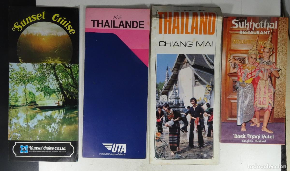 Tourismusbrosch&uuml;ren: LOTE DE 4 FOLLETOS TURISMO TAILANDIA, VER FOTOS