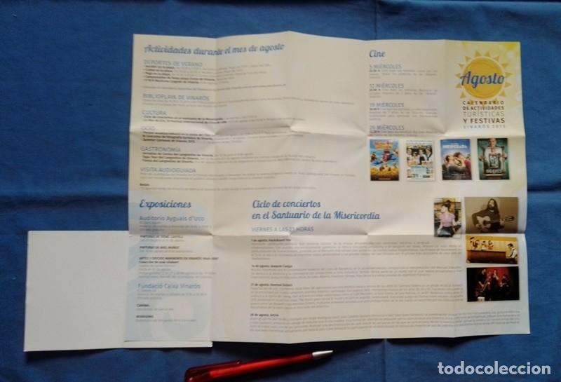 Tourismusbrosch&uuml;ren: folleto Calendario Actividades Turisticas y Festivas Vinaros 2015