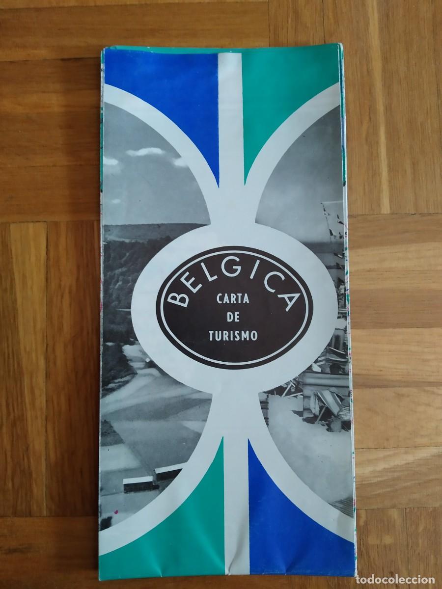 Travel Brochures: FOLLETO TURISMO BELGICA PLANO DEL PAIS. VER FOTOS