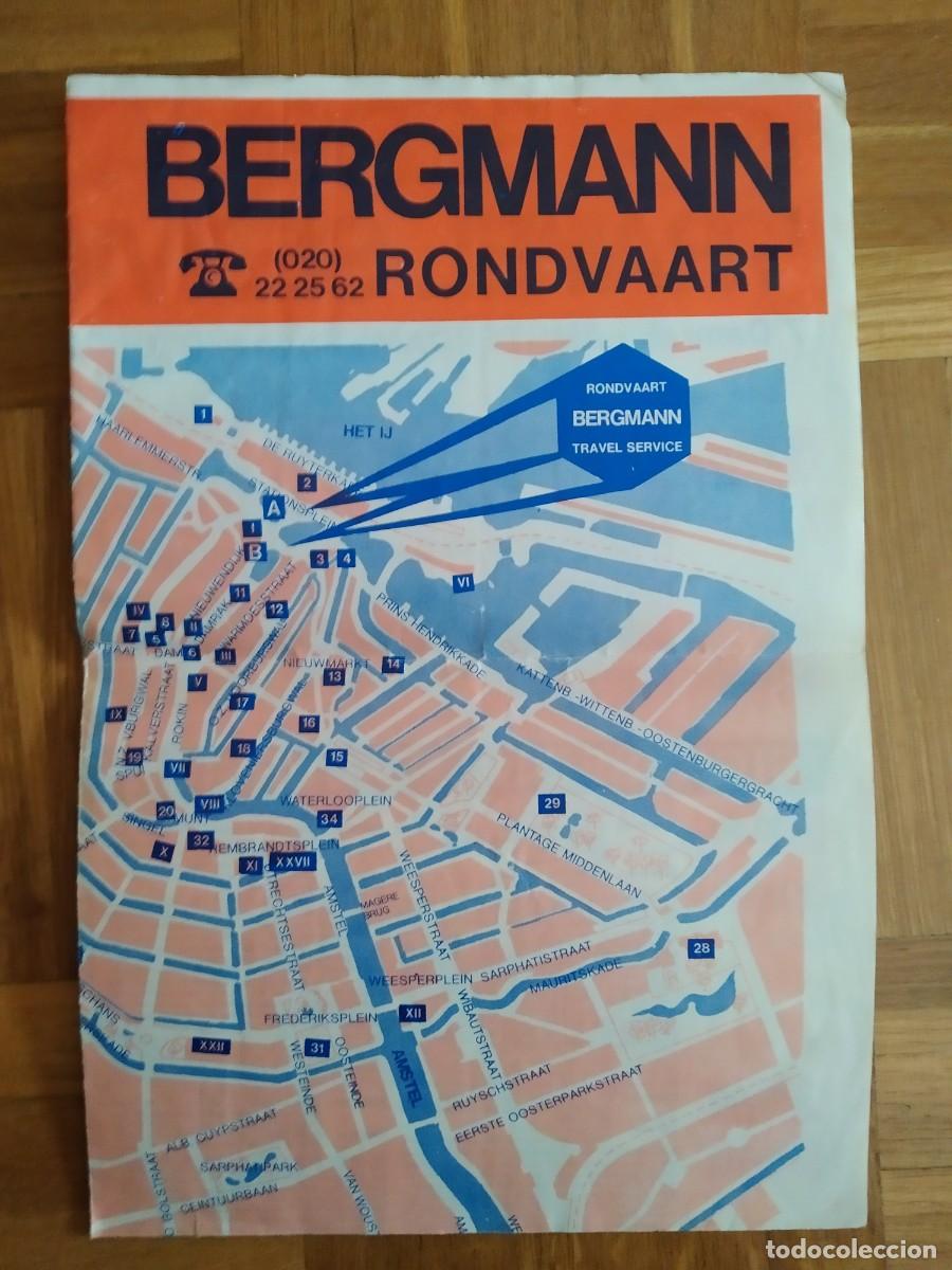 Travel Brochures: FOLLETO TURISMO MAPA DE AMSTERDAM HOLANDA VER FOTOS