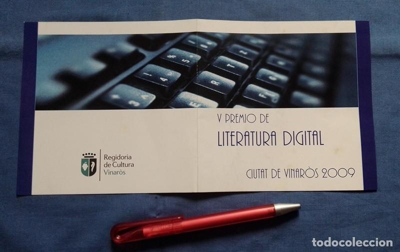 Tourismusbrosch&uuml;ren: Folleto V Premio Literatura Digital Vinar&ograve;s 2009
