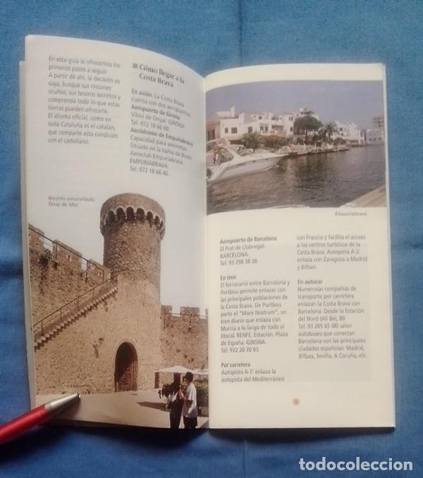 Folletos de turismo: Librito Costa Brava Girona - Foto 3