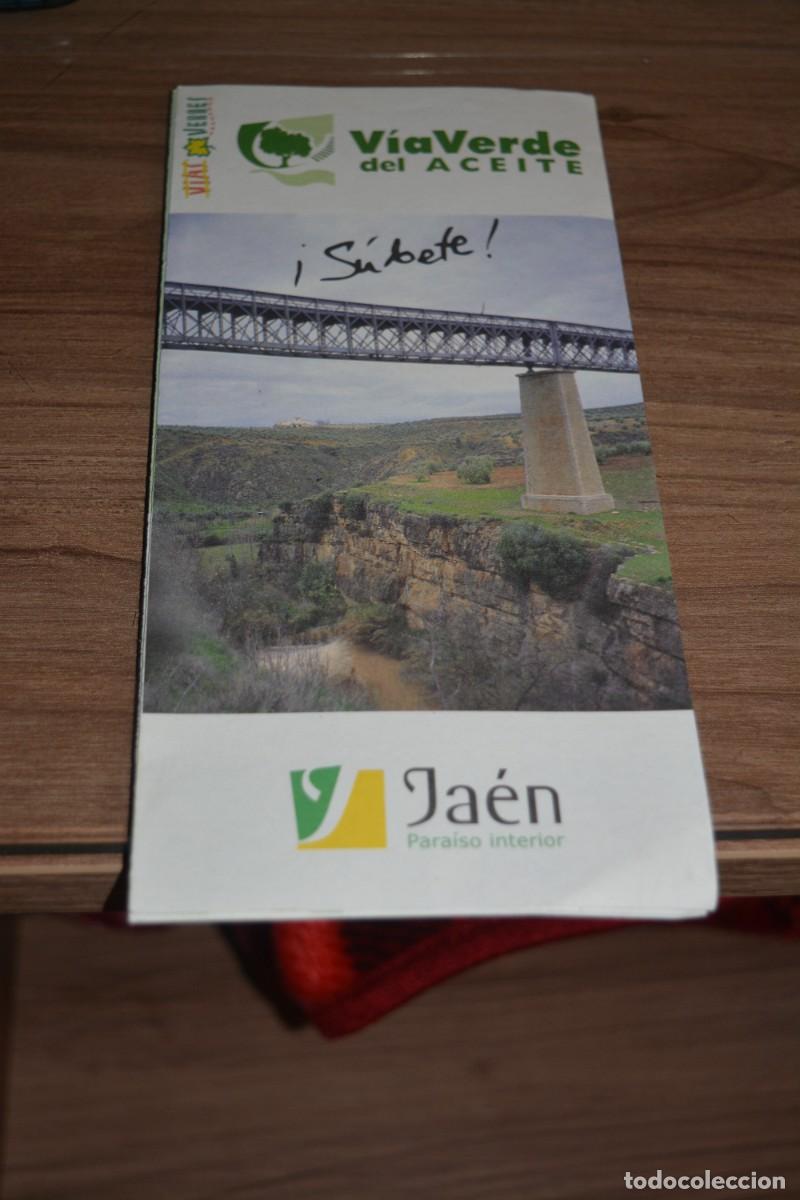 Tourismusbrosch&uuml;ren: FOLLETO DE LA VIA VERDE DEL ACEITE, JAEN
