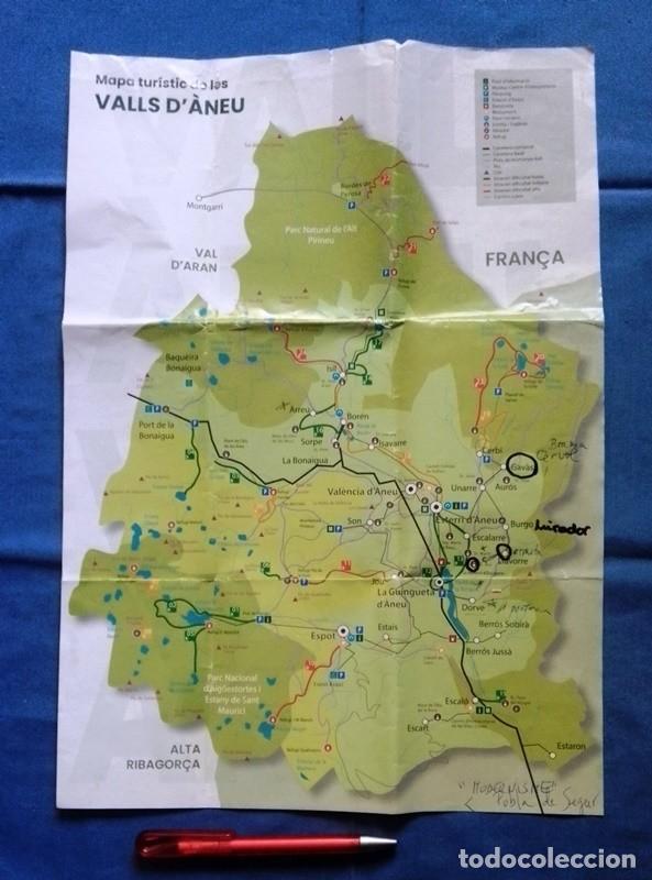 Tourismusbrosch&uuml;ren: Folleto mapa Valls d&acute;&Acirc;neu L&eacute;rida