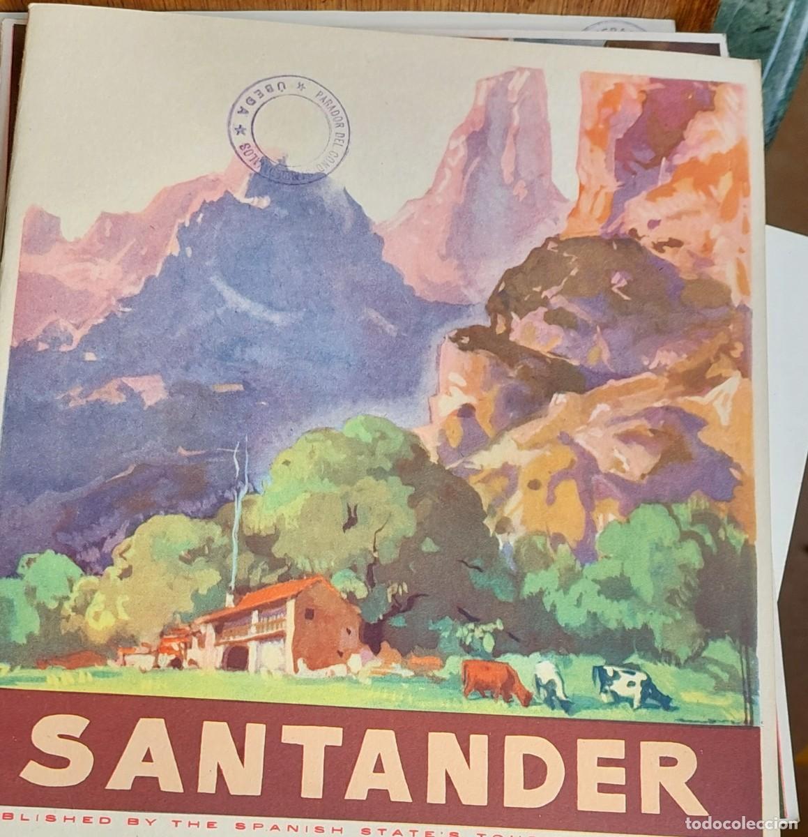 Tourismusbrosch&uuml;ren: Santander folleto publicado por la Direcci&oacute;n General de turismo a&ntilde;os 60