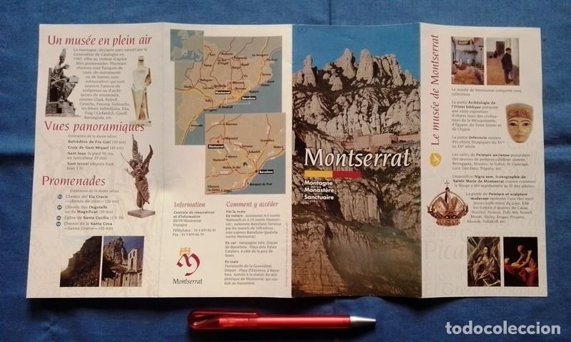 Brochures de tourisme: Folleto Montserrat Barcelona