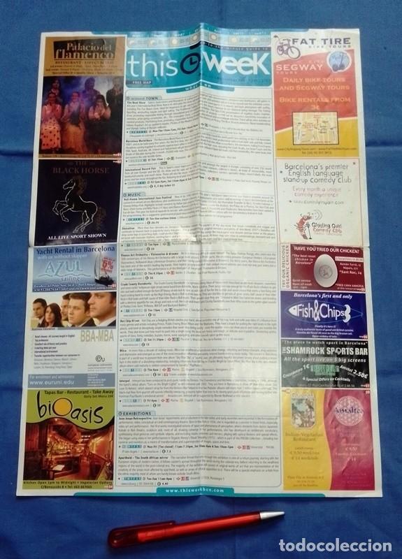 Brochures de tourisme: folleto mapa y actividades Barcelona 2007
