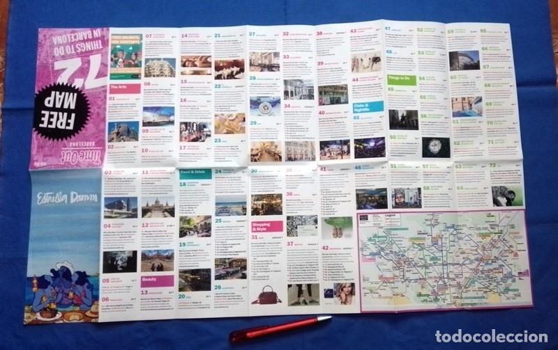 Tourismusbrosch&uuml;ren: folleto mapa y actividades Barcelona