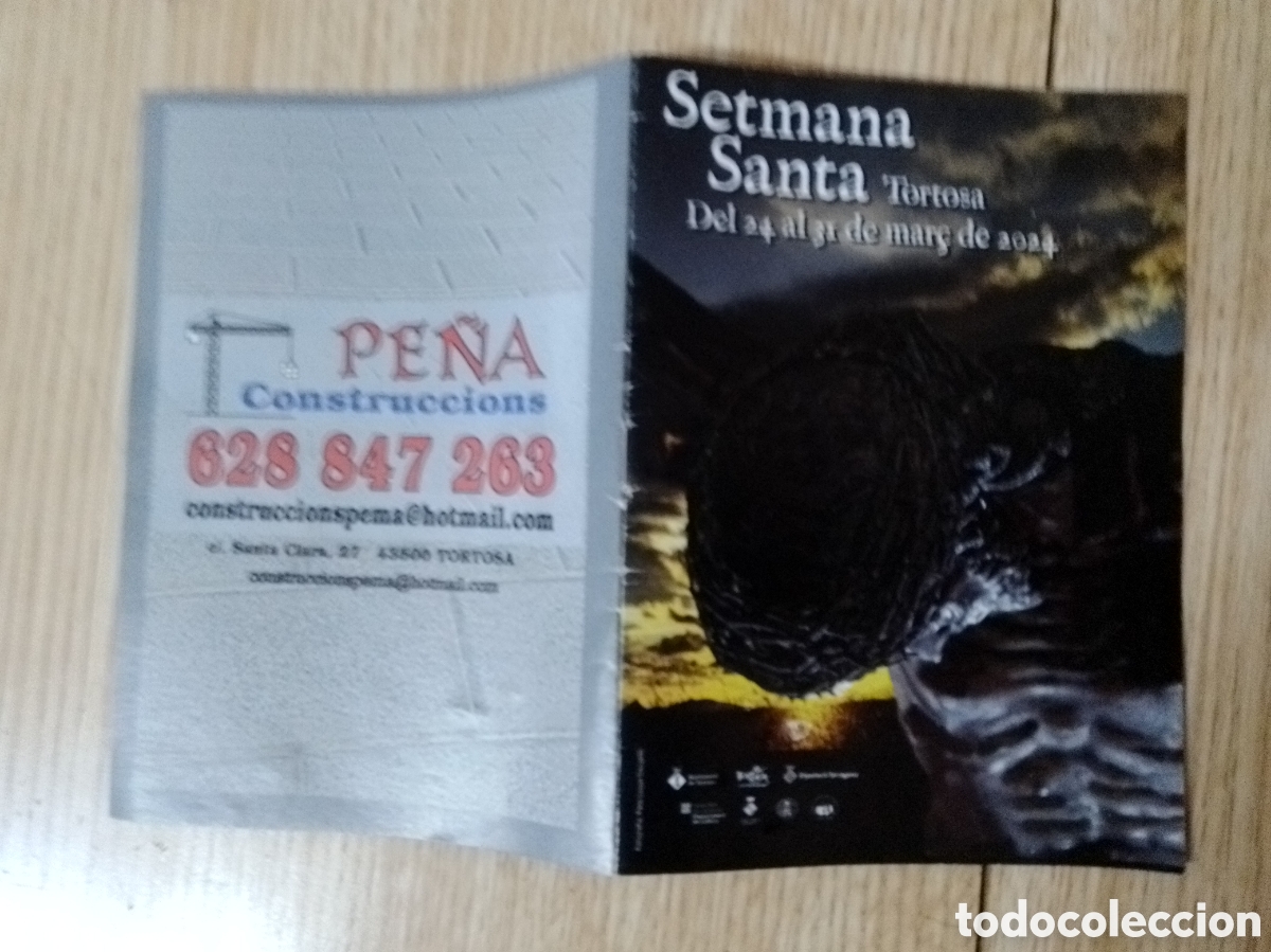 Folletos de turismo: Programa Semana Santa Tortosa 2024 - Foto 1