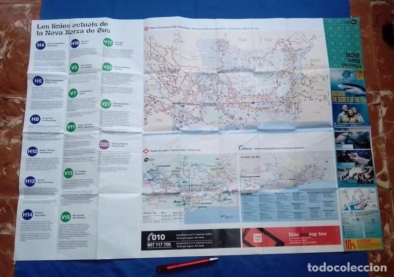 Folletos de turismo: Folleto mapa Barcelona - Foto 2
