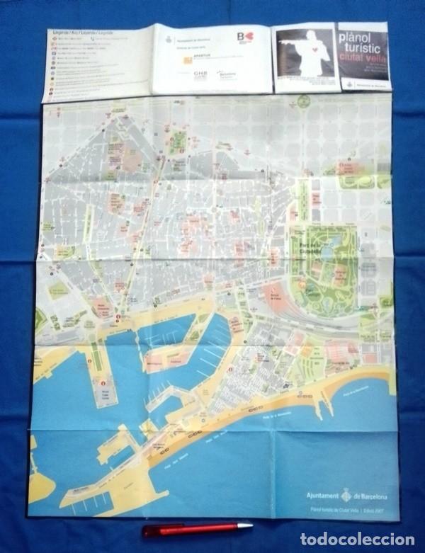 Tourismusbrosch&uuml;ren: Folleto mapa Barcelona Ciutat Vella 2007