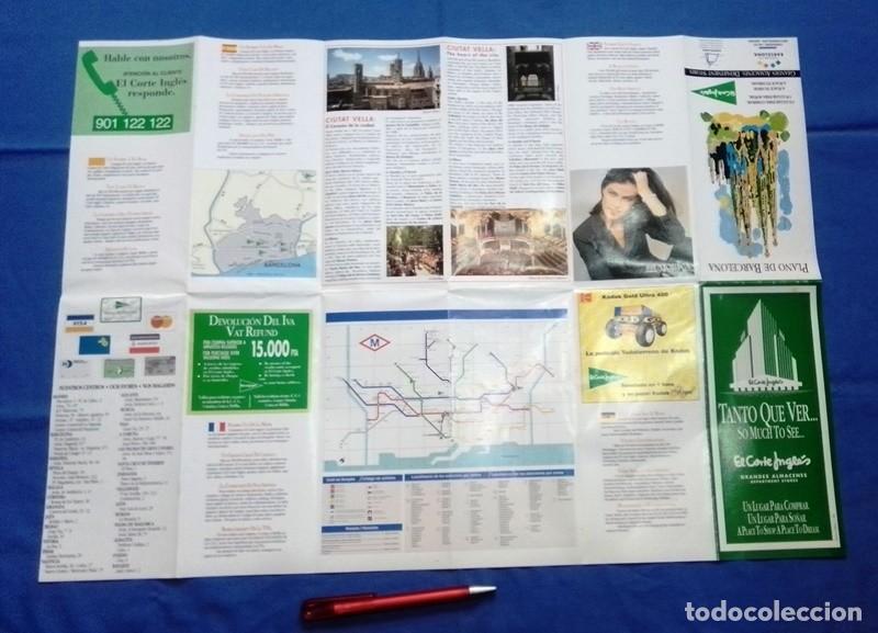 Folletos de turismo: Folleto mapa Barcelona - Foto 2