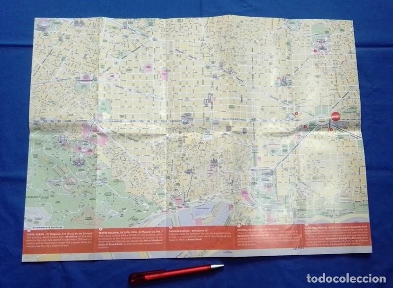 Folletos de turismo: Folleto mapa Barcelona - Foto 1