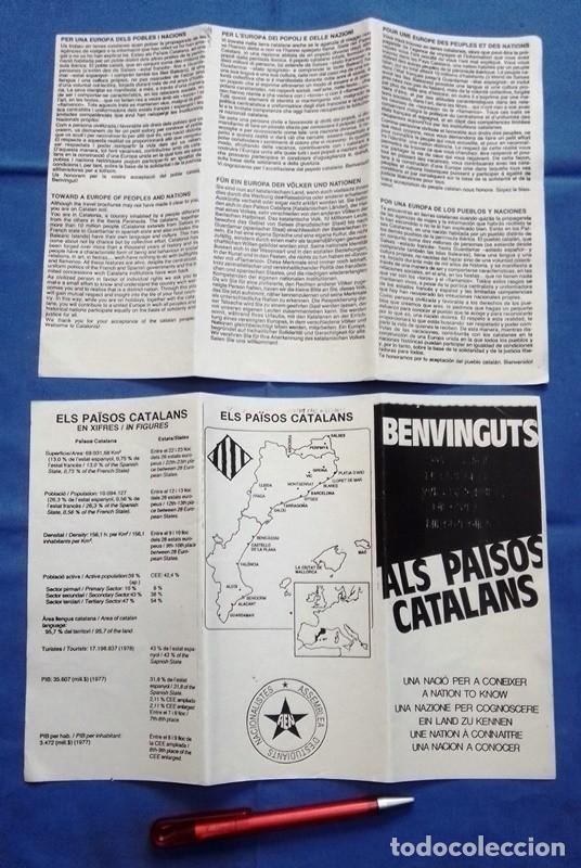 Folletos de turismo: Folleto Benvinguts als paisos catalans