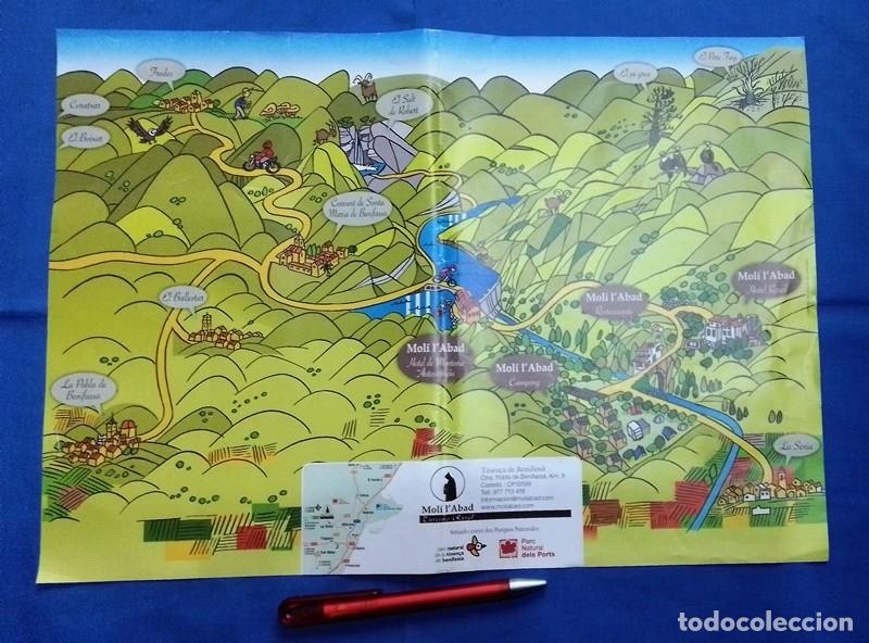 Folletos de turismo: Folleto Mol&iacute; l&acute;Abat Tinen&ccedil;a de Benifass&aacute; Tarragona