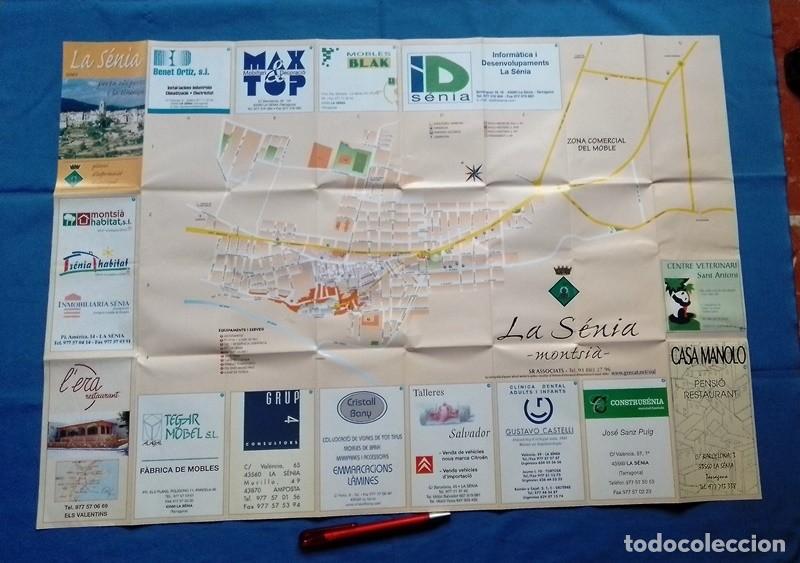 Folletos de turismo: Folleto mapa de La S&eacute;nia Tarragona