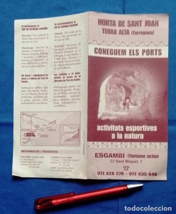 Folletos de turismo: Folleto Horta de Sant Joan Terra Alta-Els Ports Tarragona
