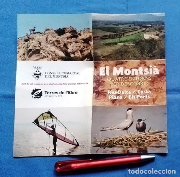 Folletos de turismo: Folleto librito El Montsi&agrave; Riu-Delta/ Costa plana/Els Ports Tarragona catal&aacute;n