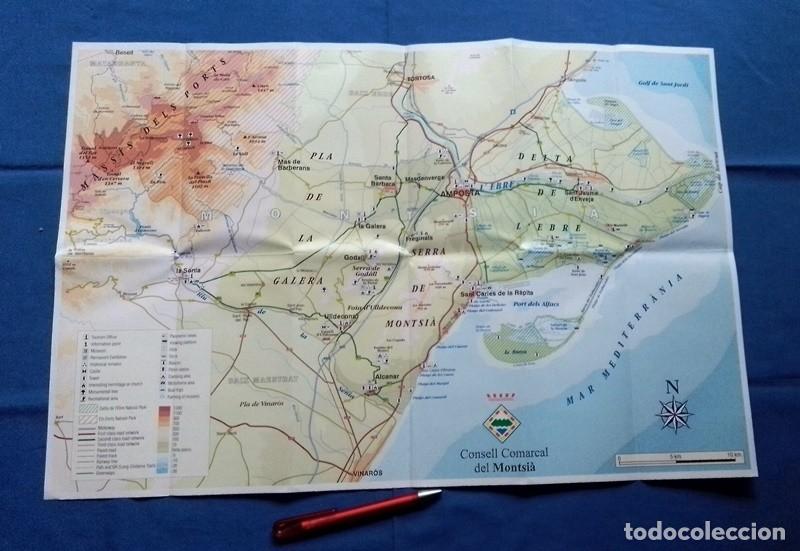 Folletos de turismo: Folleto mapa comarca del Montsi&agrave; Tarragona