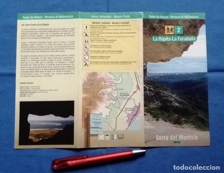 Tourismusbrosch&uuml;ren: Folleto ruta La R&aacute;pita-La Foradada Serra del Montsi&agrave; Tarragona catal&aacute;n