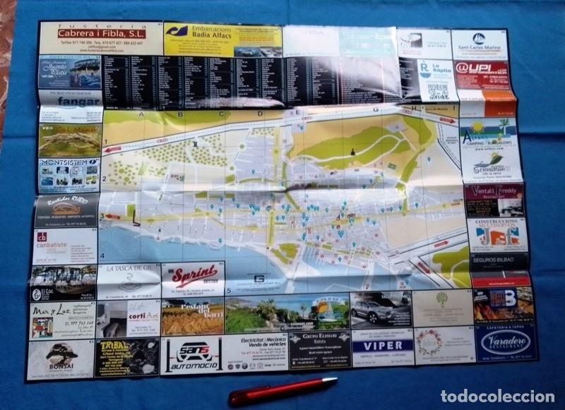 Folletos de turismo: Folleto mapa Sant Carles de La R&aacute;pita Tarragona 2012