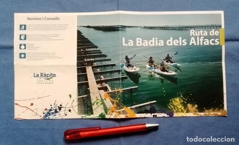 Tourismusbrosch&uuml;ren: Folleto ruta de La Badia dels Alfacs Sant Carles de La R&aacute;pita Tarragona