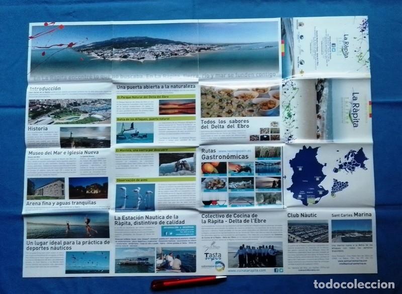 Folletos de turismo: Folleto mapa Sant Carles de La R&aacute;pita Tarragona