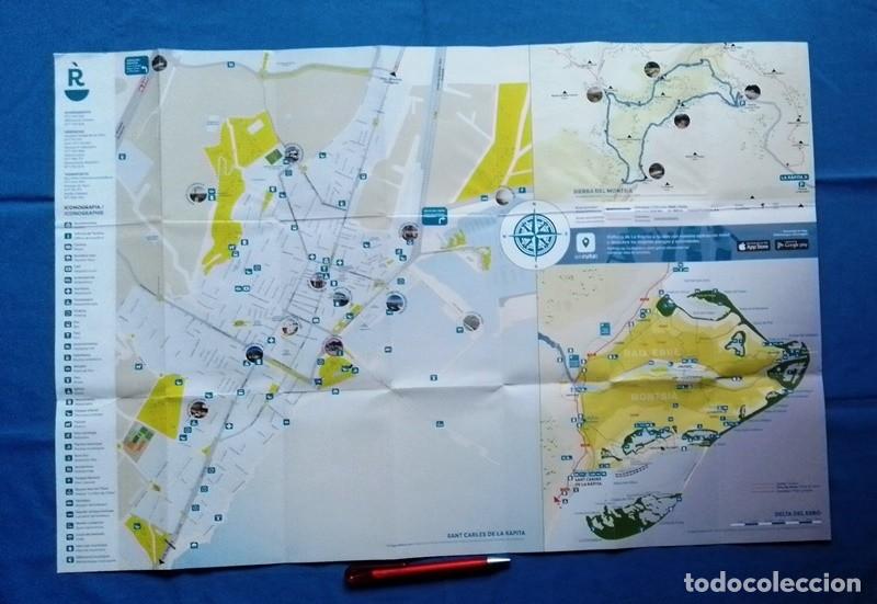 Tourismusbrosch&uuml;ren: Folleto mapa Sant Carles de La R&aacute;pita y Delta de l&acute;Ebre Tarragona