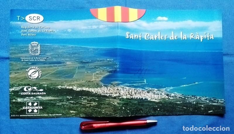 Folletos de turismo: Librito gu&iacute;a Sant Carles de La R&aacute;pita Tarragona