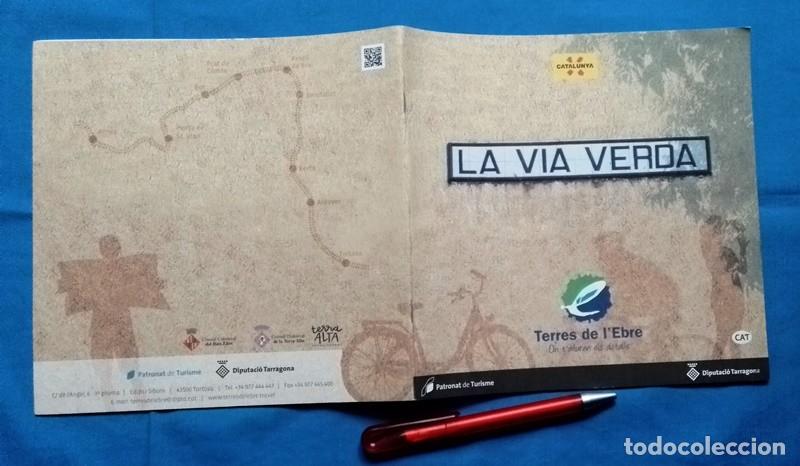 Folletos de turismo: Librito gu&iacute;a La V&iacute;a Verda Terres del Ebre Tarragona