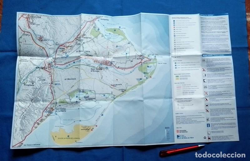 Folletos de turismo: Folleto pl&agrave;nol gu&iacute;a Parc Natural del Delta de l&acute;Ebre Tarragona