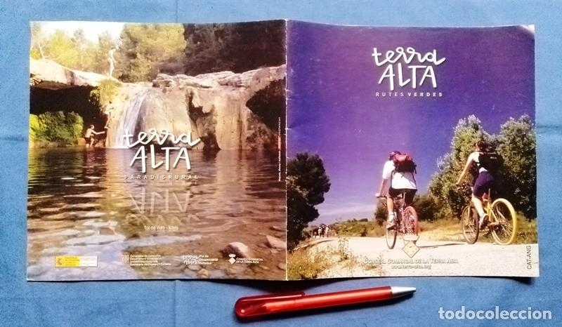 Folhetos de turismo: Folleto librito Terra Alta rutes verdes Tarragona