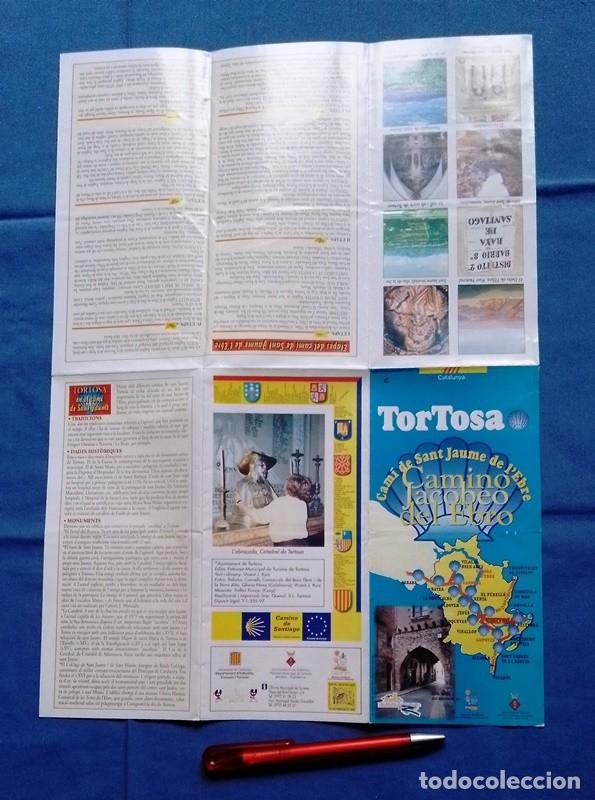 Folhetos de turismo: Folleto Tortosa. Camino Jacobeo del Ebro Tarragona