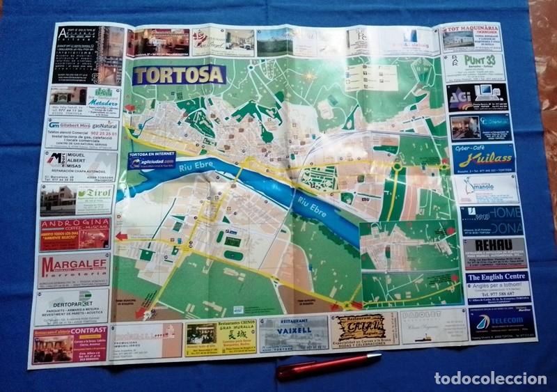 Folletos de turismo: Folleto mapa de Tortosa Tarragona